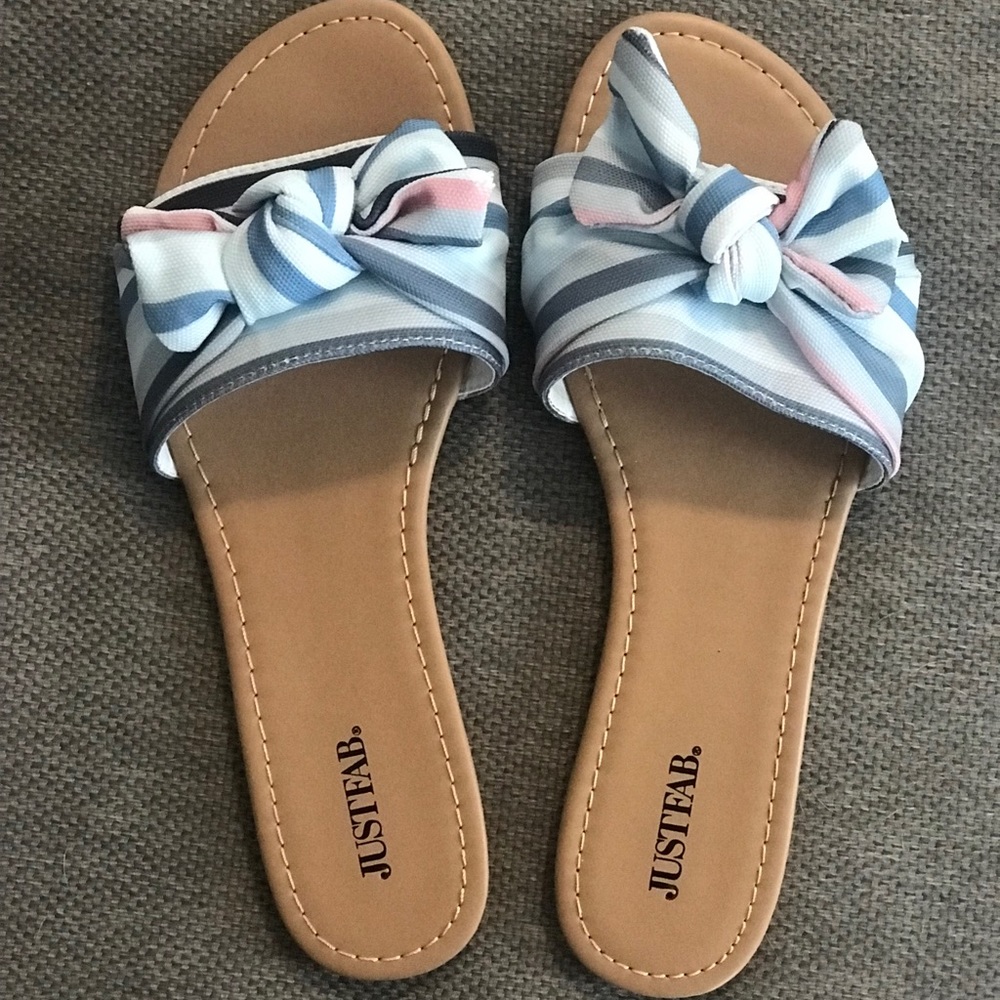 Multi Color Flat Sandals